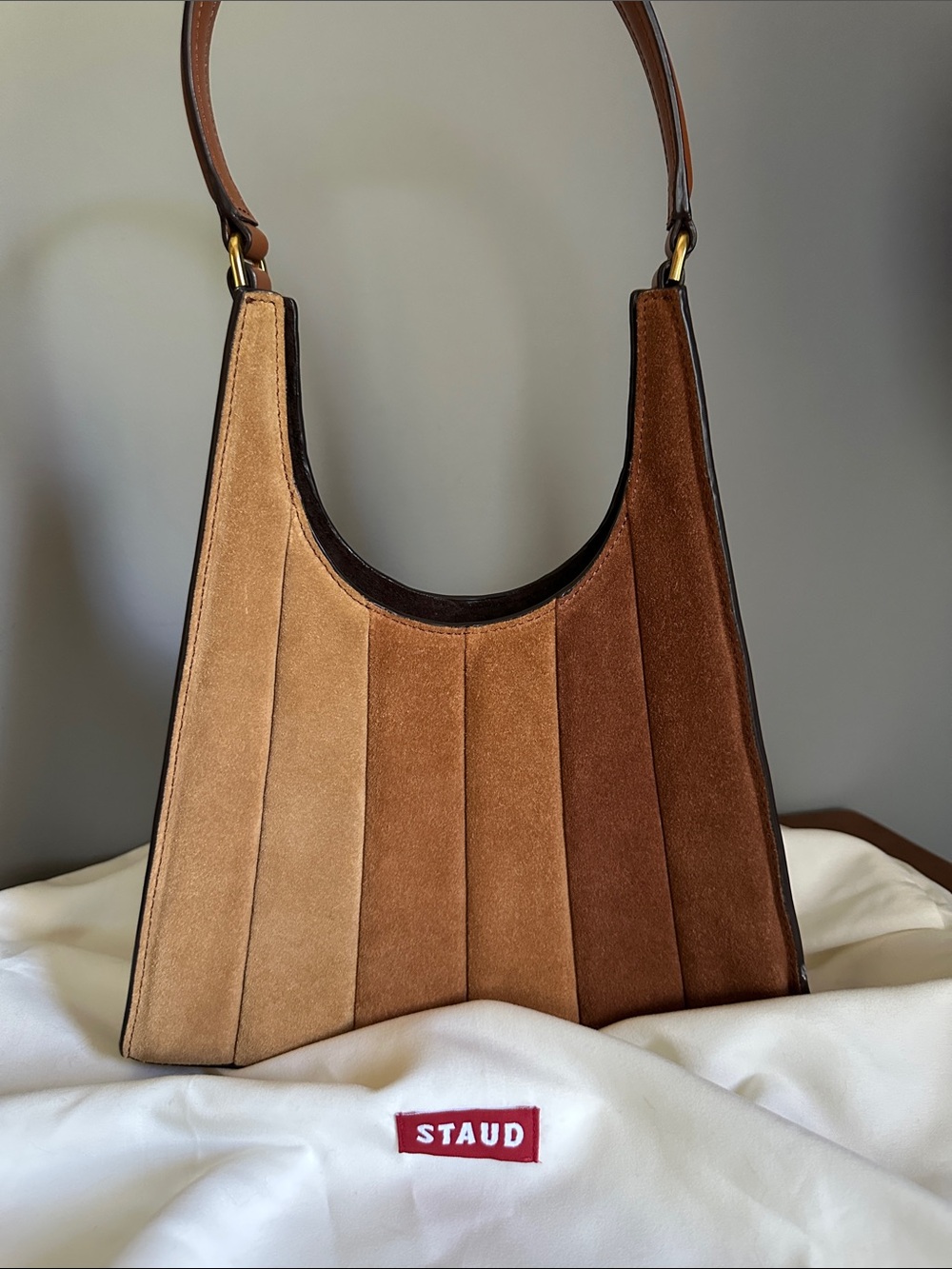 STAUD Ombre Autumn Handbag